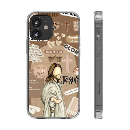 Faith-Inspired Clear Phone Case,