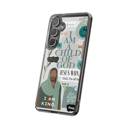 Faith-Inspired Clear Phone Case