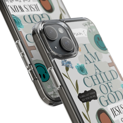 Faith-Inspired Clear Phone Case