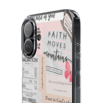 Faith-Inspired Clear Phone Case