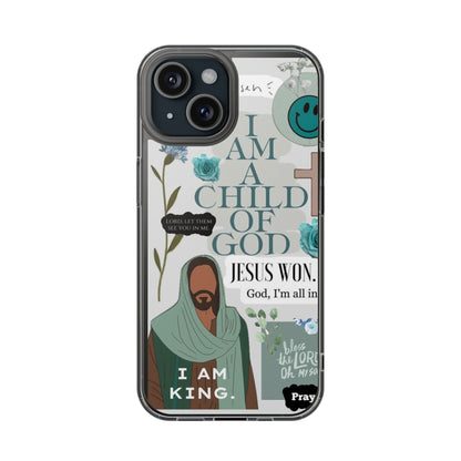 Faith-Inspired Clear Phone Case