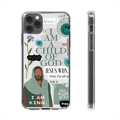 Faith-Inspired Clear Phone Case