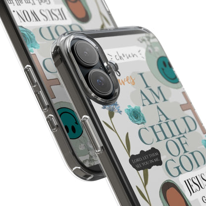 Faith-Inspired Clear Phone Case
