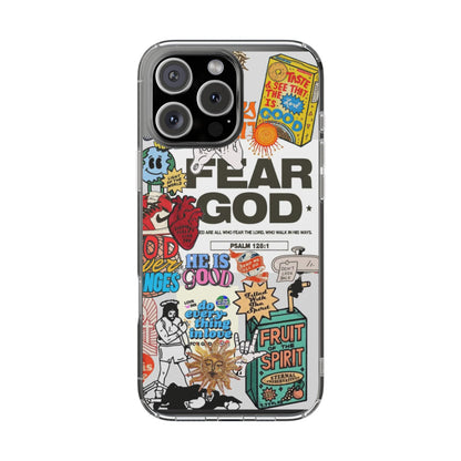 Faith-Inspired Clear Phone Case