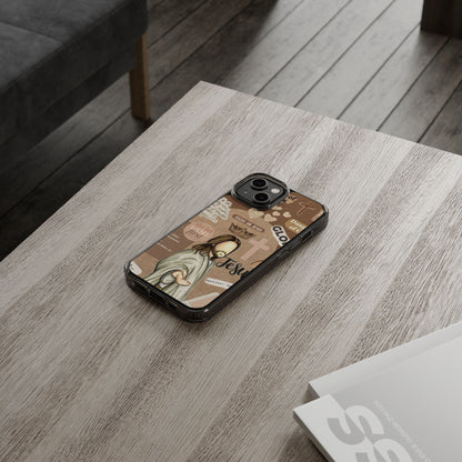 Faith-Inspired Clear Phone Case,