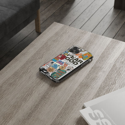 Faith-Inspired Clear Phone Case