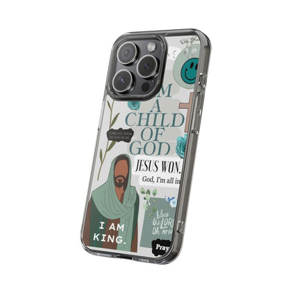 Faith-Inspired Clear Phone Case
