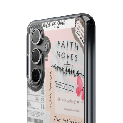 Faith-Inspired Clear Phone Case
