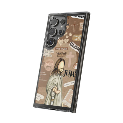 Faith-Inspired Clear Phone Case,