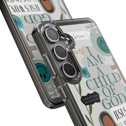 Faith-Inspired Clear Phone Case