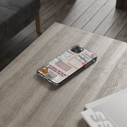 Faith-Inspired Clear Phone Case
