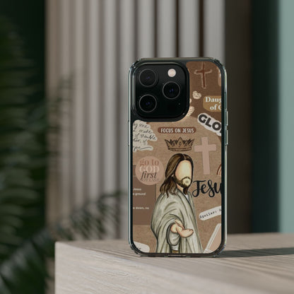 Faith-Inspired Clear Phone Case,