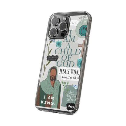 Faith-Inspired Clear Phone Case