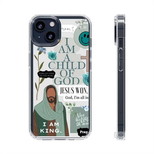 Faith-Inspired Clear Phone Case