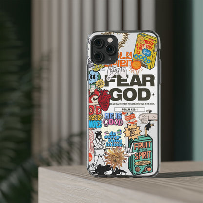 Faith-Inspired Clear Phone Case