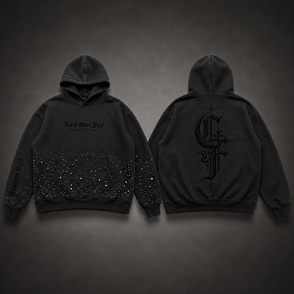 Faith Over Fear Pearl Hoodie