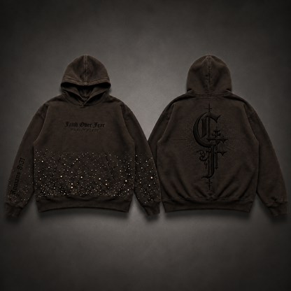 Faith Over Fear Pearl Hoodie