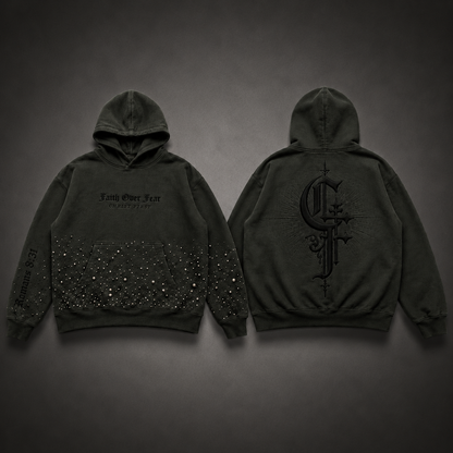 Faith Over Fear Pearl Hoodie