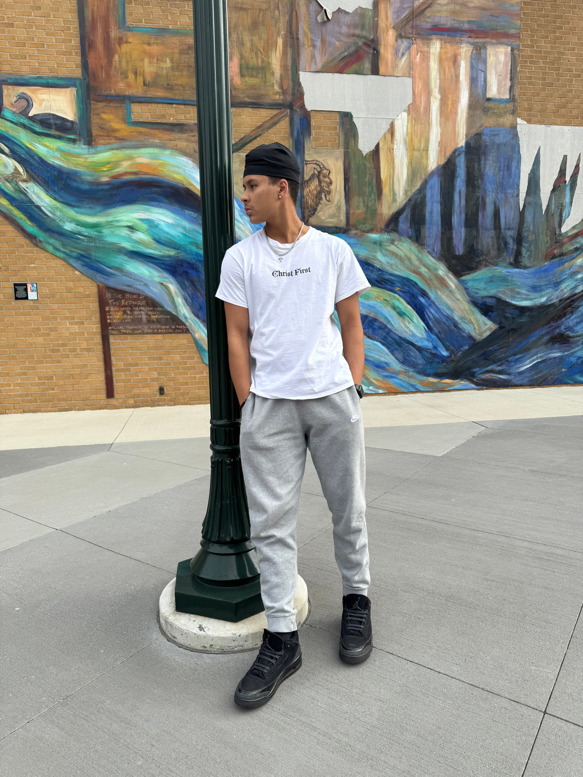 Philippians 4:13 Christian T-Shirt - Christ First