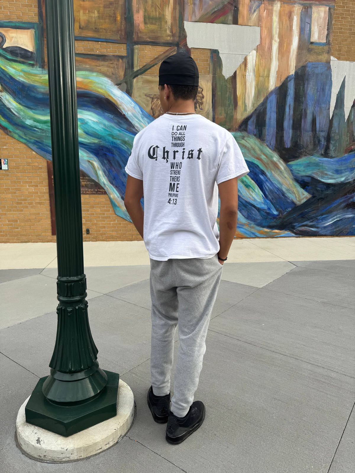 Philippians 4:13 Christian T-Shirt - Christ First