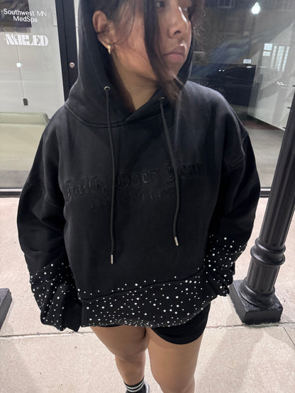 Faith Over Fear Pearl Hoodie